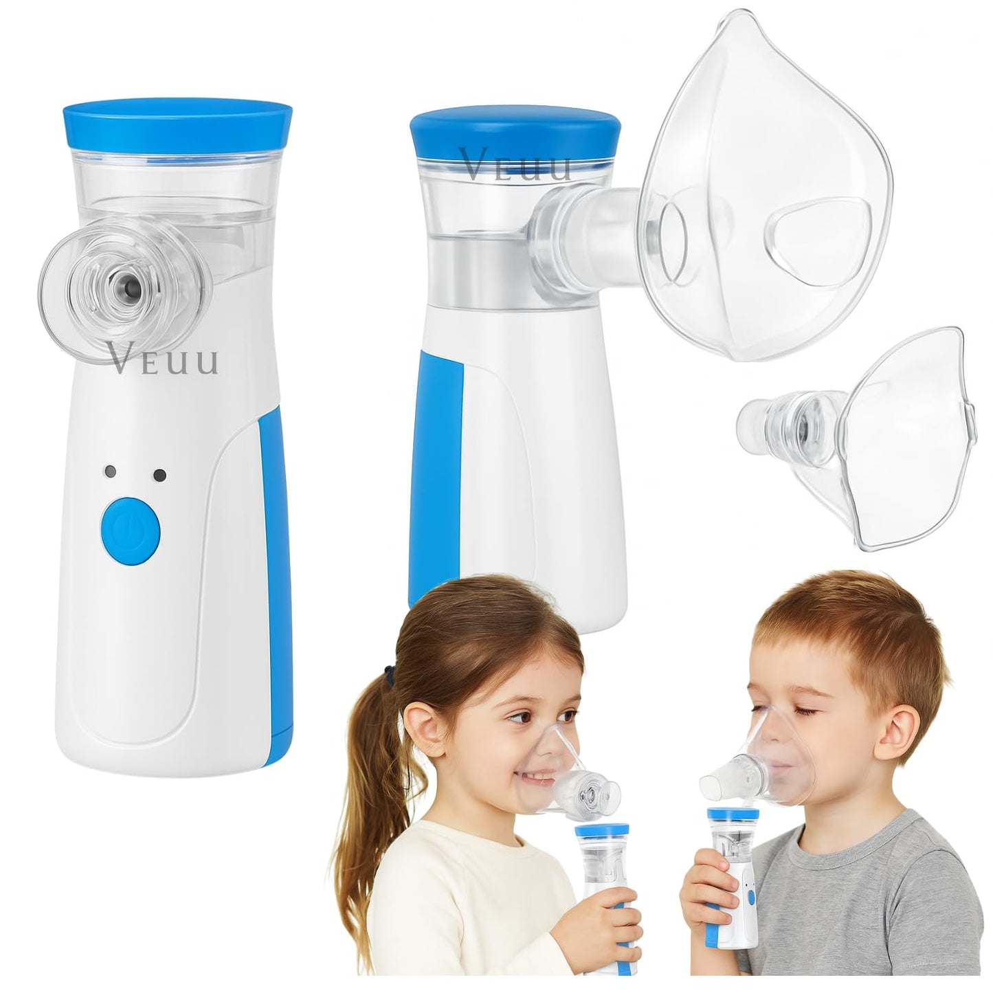 BreatheEase™ - Instant Relief, Anywhere | Silent & Portable Nebulizer