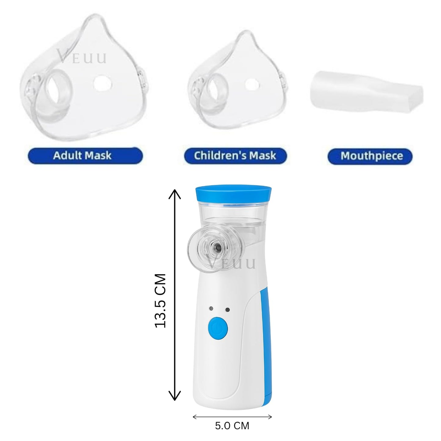 BreatheEase™ - Instant Relief, Anywhere | Silent & Portable Nebulizer