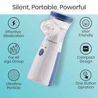 BreatheEase™ - Instant Relief, Anywhere | Silent & Portable Nebulizer