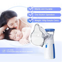 BreatheEase™ - Instant Relief, Anywhere | Silent & Portable Nebulizer