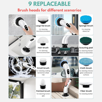 All-in-1 Electric Spin Scrubber Effortless Cleaning