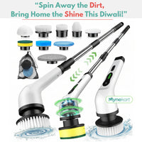 All-in-1 Electric Spin Scrubber Effortless Cleaning