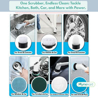 All-in-1 Electric Spin Scrubber Effortless Cleaning